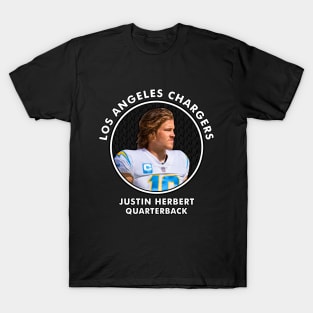 JUSTIN HERBERT - QB - LOS ANGELES CHARGERS T-Shirt